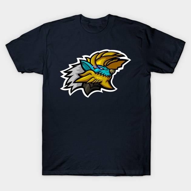 Zinogre Mascot Logo v.1 T-Shirt by Zebnoiser